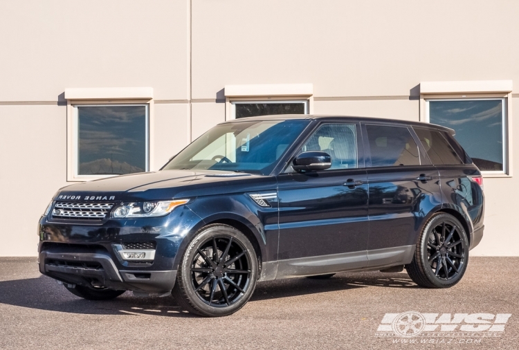 2015 Land Rover Range Rover Sport with 22" TSW Clypse in Gloss Black wheels