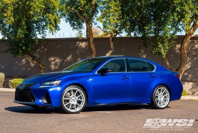 2020 Lexus GS with 20" TSW Chrono (RF) in Silver Machined (Rotary Forged) wheels