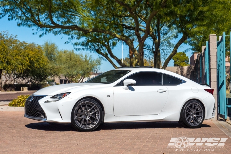 2017 Lexus RC with 20" Gianelle Monaco in Graphite wheels