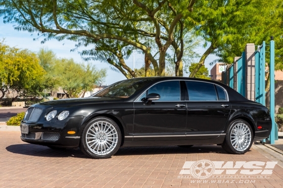 2006 Bentley Continental Flying Spur with 20" Lexani Ressa FF in Silver wheels