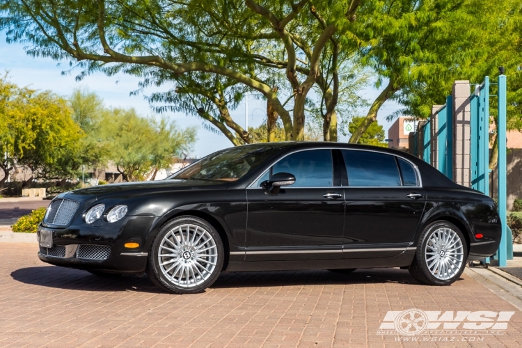 2006 Bentley Continental Flying Spur with 20" Lexani Ressa FF in Silver wheels