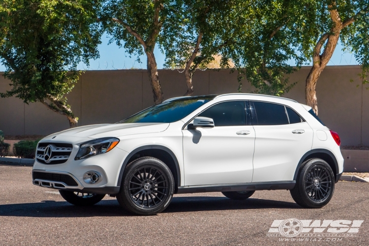 2019 Mercedes-Benz GLA-Class with 18" TSW Luco in Gloss Black wheels