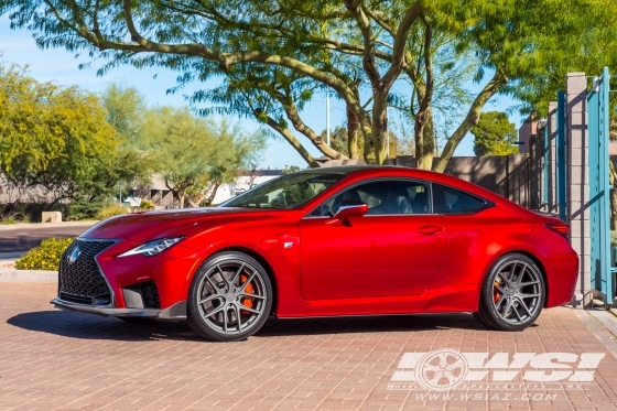 2020 Lexus RC with 20" TSW Geneva (RF) in Matte Gunmetal (Rotary Forged) wheels