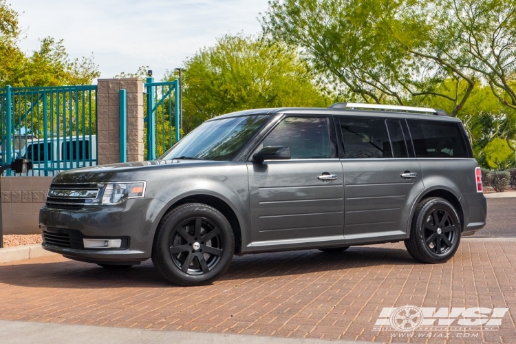 2014 Ford Flex with 18" TSW Bardo in Matte Black wheels