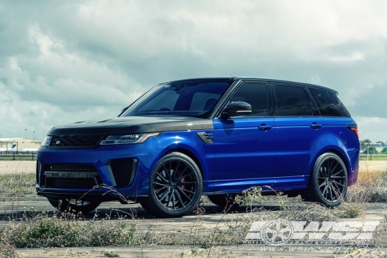 2020 Land Rover Range Rover Sport with 22" Vossen HF-4T in Satin Bronze (Custom Finish) wheels