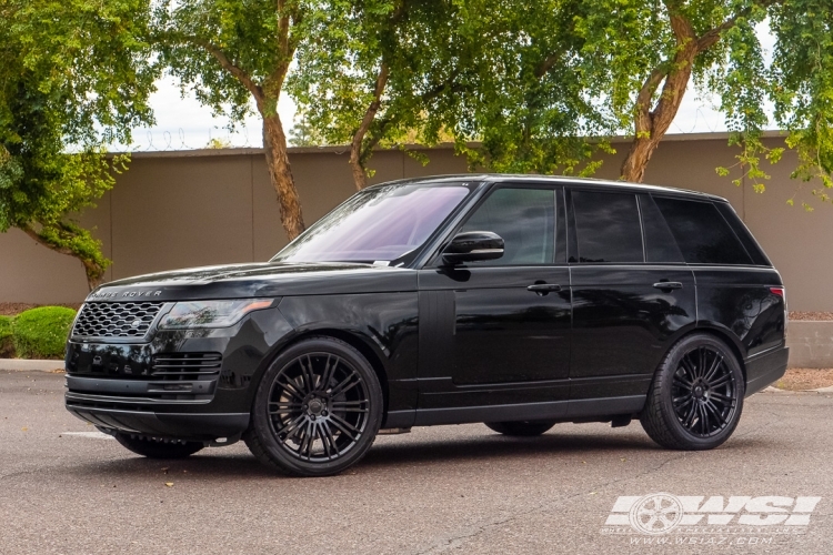 2020 Land Rover Range Rover with 22" Redbourne Manor in Gloss Black wheels