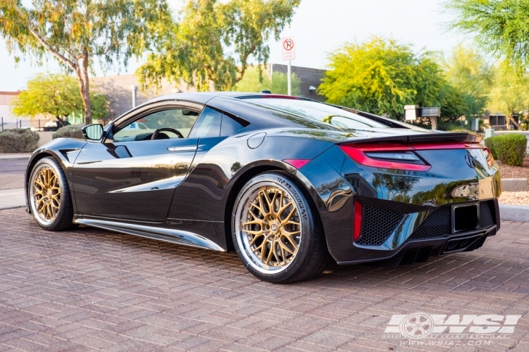 2018 Acura NSX with 19/20" ANRKY RS1 in Custom wheels