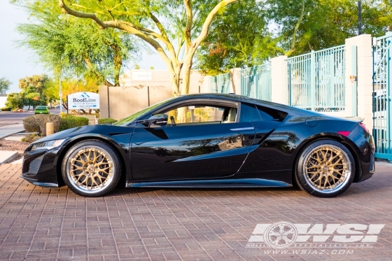 2018 Acura NSX with 19/20" ANRKY RS1 in Custom wheels