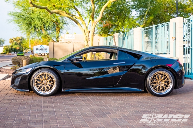 2018 Acura NSX with 19/20" ANRKY RS1 in Custom wheels