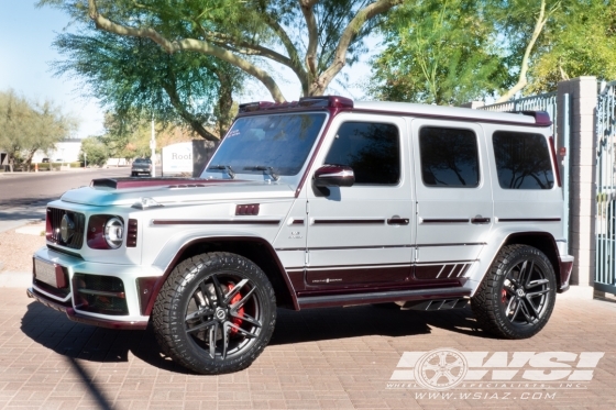 2020 Mercedes-Benz G-Class with 22" Brixton Forged BF01 in Custom wheels