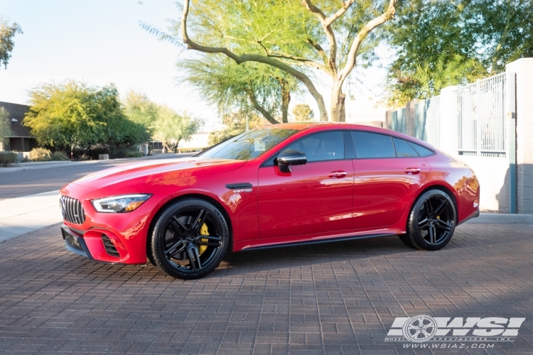 2019 Mercedes-Benz AMG GT-Series with 21" Vossen HF-1 in Gloss Black wheels