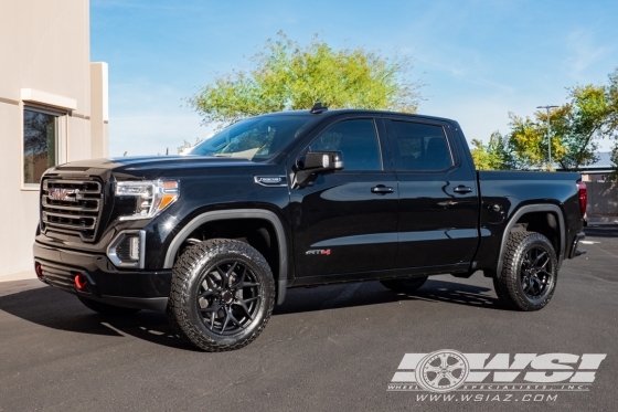 2021 GMC Sierra with 20" VenomRex VR-601 in Black (Mystic Black) wheels