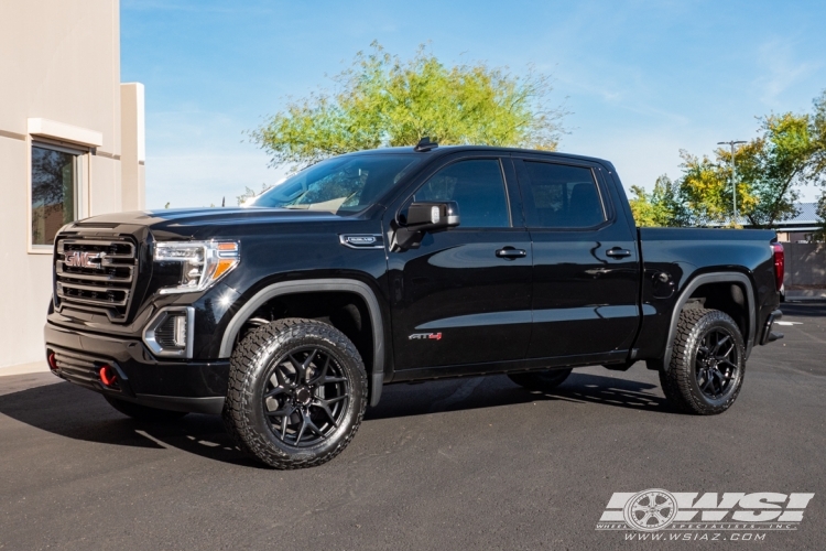 2021 GMC Sierra 1500 with 20" VenomRex VR-601 in Black (Mystic Black) wheels