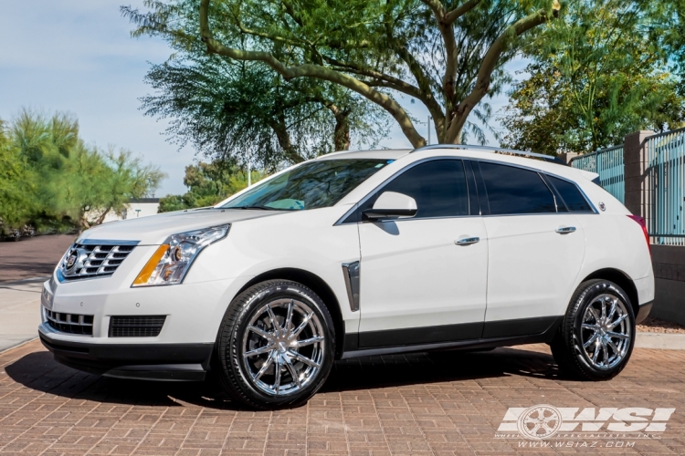 2016 Cadillac SRX with 20" Lexani CSS-15 CVR in Chrome wheels