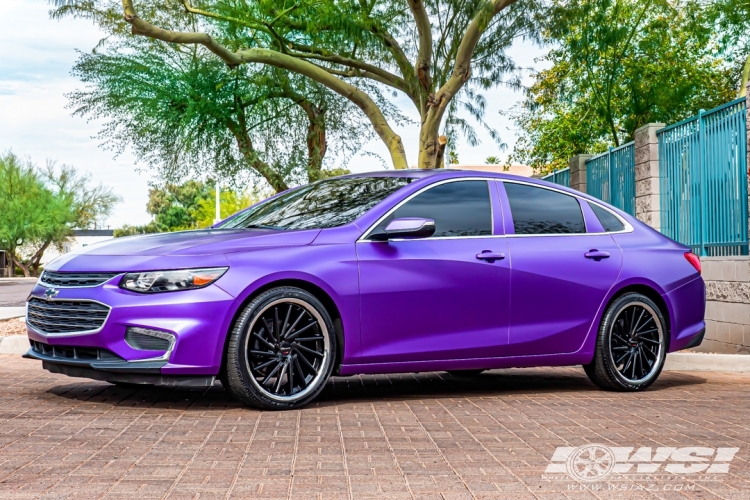 2016 Chevrolet Malibu with 20" Giovanna Spira FF in Gloss Black (Directional - Flow-Formed) wheels