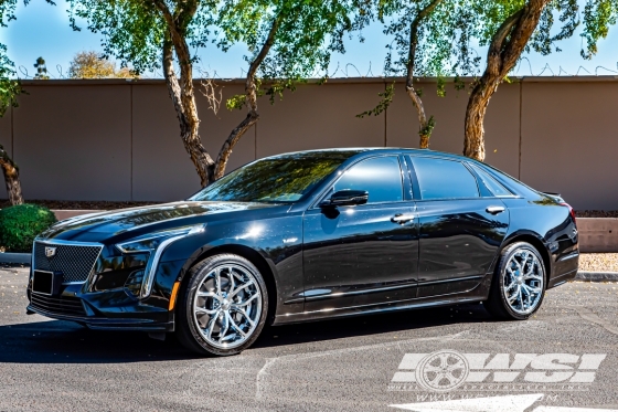 2016 Cadillac CT6 with 20" Foose Outkast in Chrome wheels