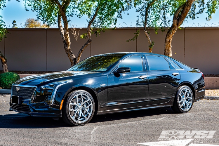 2016 Cadillac CT6 with 20" Foose Outkast in Chrome wheels