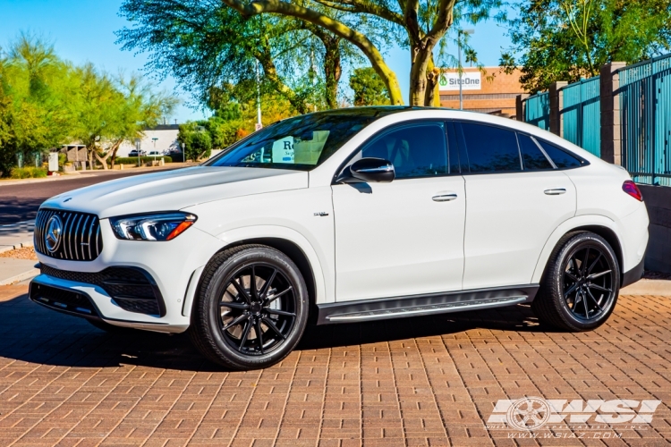 2021 Mercedes-Benz GLE/ML-Class with 21" Vossen HF-3 in Satin Black (Custom Finish) wheels