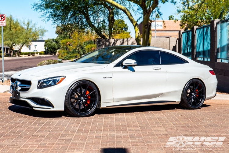 2015 Mercedes-Benz S-Class with 22" Vorsteiner V-FF 109 in Graphite (Carbon Graphite) wheels