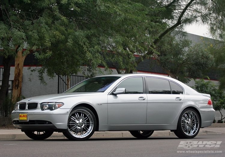 2006 BMW 7-Series with 22" Vagare V06-Zucchero in Chrome (Discontinued) wheels