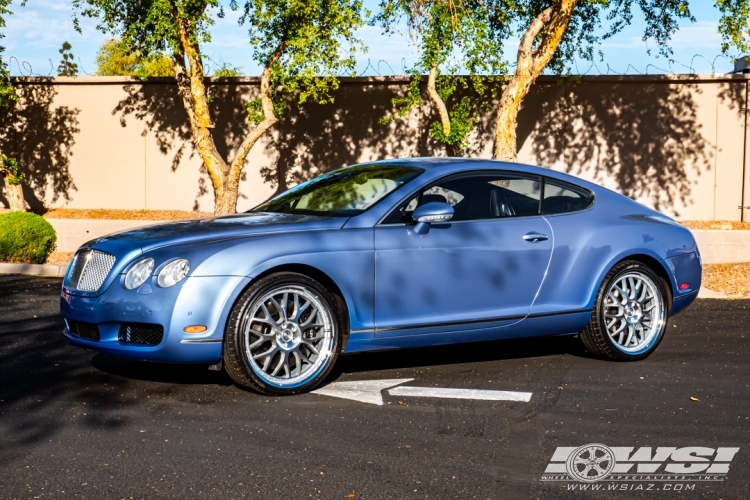 2005 Bentley Continental with 22" Giovanna Essex in Silver Machined (Chrome Stainless Steel Lip) wheels