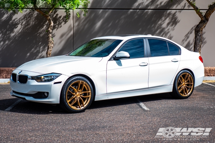 2015 BMW 3-Series with 19" Niche Vosso in Bronze wheels