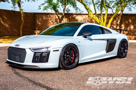 2018 Audi R8 with 20" ANRKY AN31 in Custom wheels