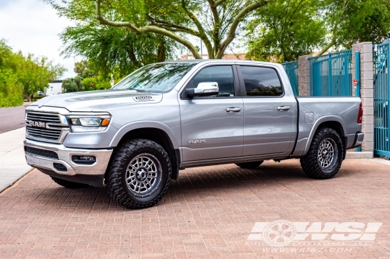 2019 Ram Pickup with 20" Vision Widow in Satin Gray wheels