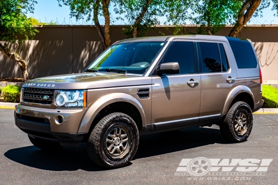 2013 Land Rover LR4 with 19" Black Rhino Barstow in Matte Bronze (Black Lip Ring) wheels