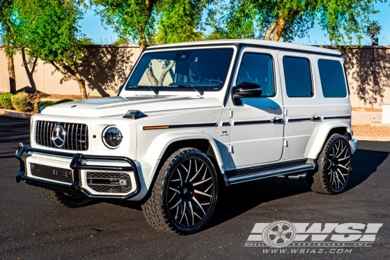2021 Mercedes-Benz G-Class with 24" Forgiato Blocco-ECL in Custom wheels