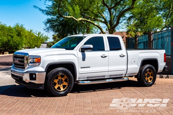 2015 GMC Sierra 1500 with 20" Method Race Wheels MR310 Con 6 in Bronze (Black Lip) wheels