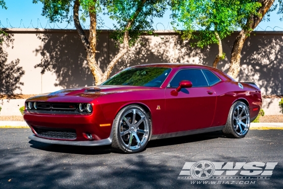 2018 Dodge Challenger with 22" Giovanna Andros in Chrome wheels
