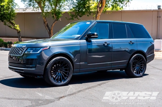 2019 Land Rover Range Rover with 22" Giovanna Spira FF in Gloss Black (Directional - Flow-Formed) wheels