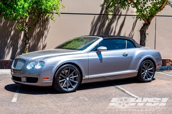 2008 Bentley Continental with 20" Vossen VFS-10 in Gloss Graphite wheels