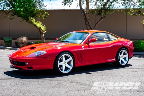 1998 Ferrari 550 Maranello with 19" Vossen Forged CG-201 in Custom wheels