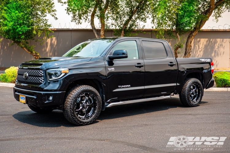 2019 Toyota Tundra with 20" SOTA Off Road Novakane 5 in Black Milled (Death Metal) wheels