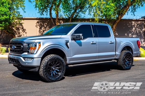 2021 Ford F-150 with 20" Fuel Blitz D675 in Gloss Black wheels