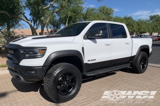 2021 Ram TRX with 20" Vossen HF6-2 in Satin Black wheels