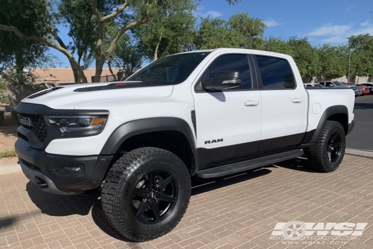 2021 Ram TRX with 20" Vossen HF6-2 in Satin Black wheels