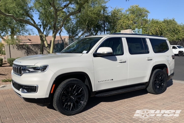 2022 Jeep Wagoneer with 22" Vossen HF6-3 in Gloss Black wheels