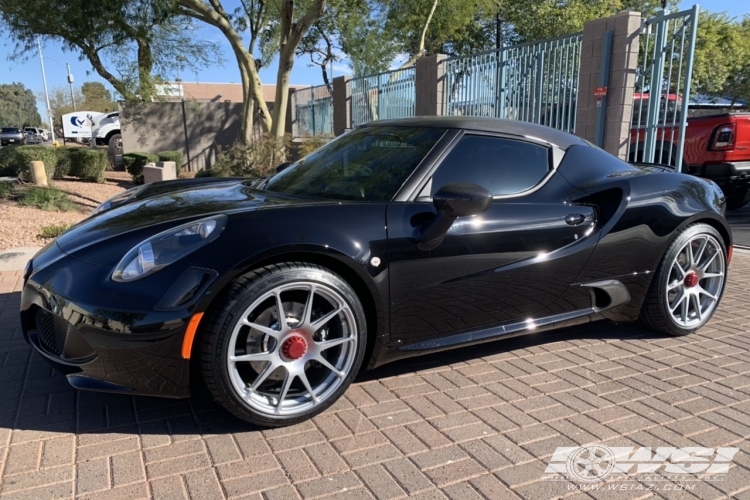 2018 Alfa Romeo 4C with 19" Forgeline GA1R-CL in Custom wheels