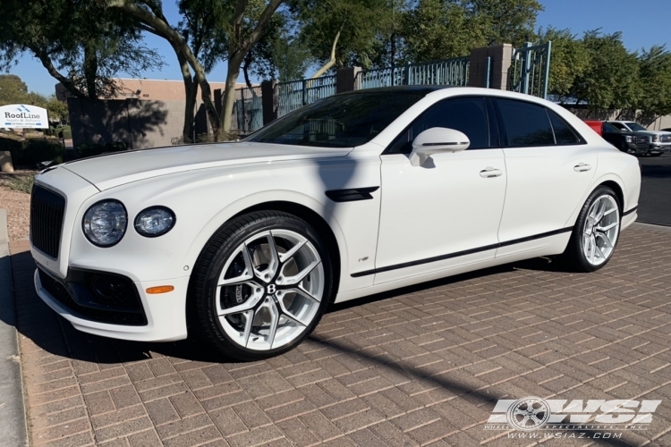 2022 Bentley Continental Flying Spur with 22" Vossen HF-5 in Custom wheels