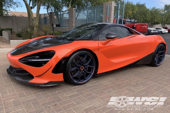 2021 McLaren 720S with 21" Brixton Forged CM5 RS in Custom wheels