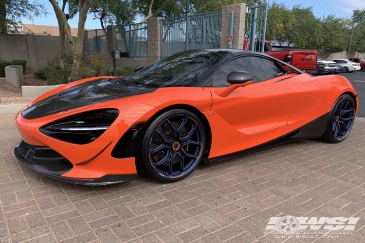 2021 McLaren 720S with 21" Brixton Forged CM5 RS in Custom wheels