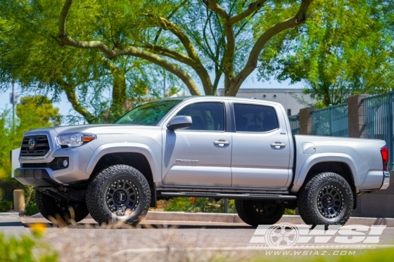2019 Toyota Tacoma with 17" Method Race Wheels MR309 Grid in Matte Black wheels