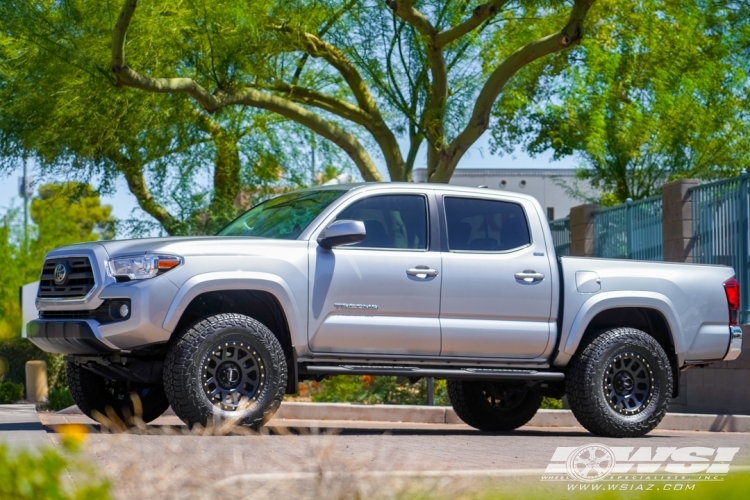 2019 Toyota Tacoma with 17" Method Race Wheels MR309 Grid in Matte Black wheels