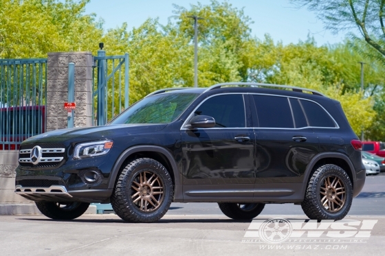 2021 Mercedes-Benz GLB-Class with 18" Black Rhino Arches in Bronze (Black Lip Edge) wheels