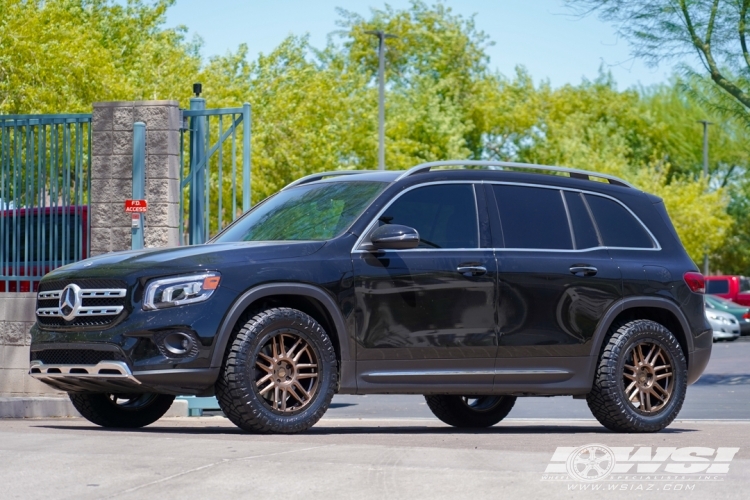 2021 Mercedes-Benz GLB-Class with 18" Black Rhino Arches in Bronze (Black Lip Edge) wheels