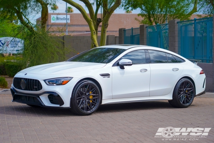 2019 Mercedes-Benz AMG GT-Series with 21" Vossen HF-7 in Gloss Black wheels