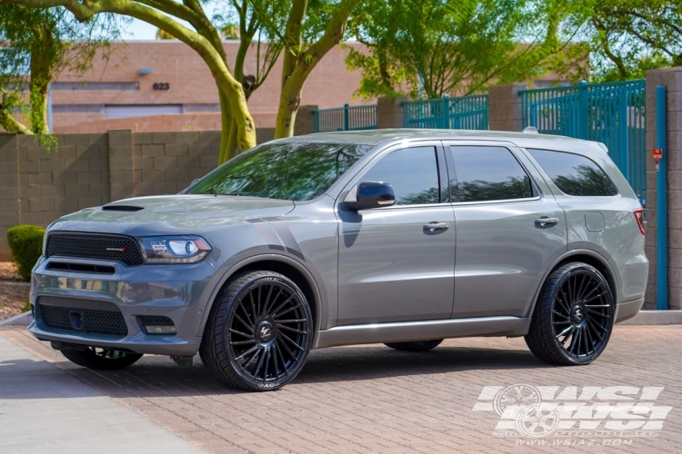 2019 Dodge Durango with 24" Lexani Wraith XL-C in Gloss Black wheels